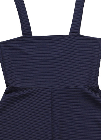 Темно-синее кэжуал платье клеш Kiomi однотонное