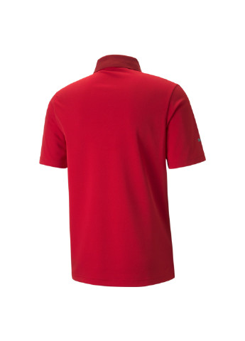 Красная поло scuderia ferrari short sleeve polo shirt men Puma