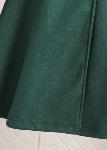 Зеленое зимнее Пальто двубортное SHEIN