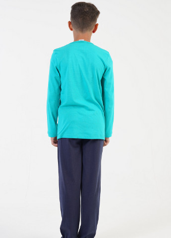 Зеленая всесезон комплект (лонгслив, штаны) лонгслив + брюки Vienetta
