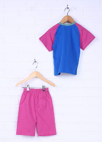 Розовая всесезон пижама (футболка, шорты) Elit Star Kids