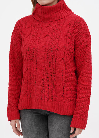 Красный демисезонный свитер Terranova