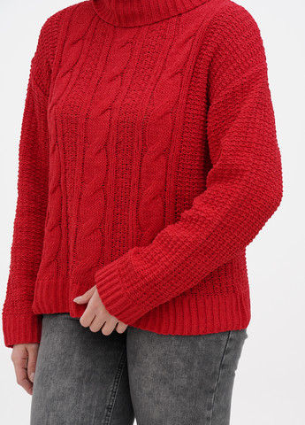Красный демисезонный свитер Terranova
