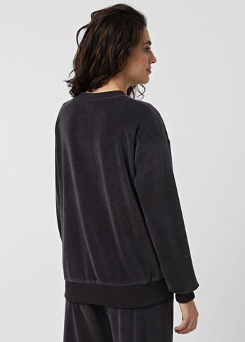 Темно-сірий світшот Promin однотонний без декору (323023353)