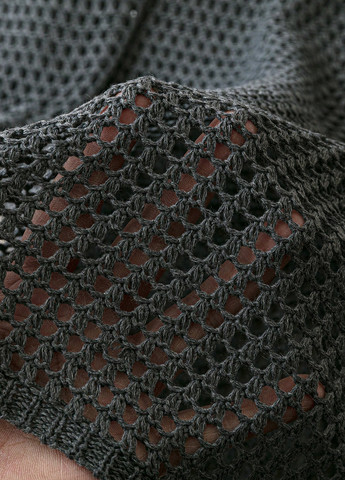 Темно-сіра пляжна сукня силуетна, з відкритою спиною SHEIN однотонна