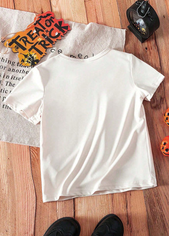 Молочная летняя футболка SHEIN