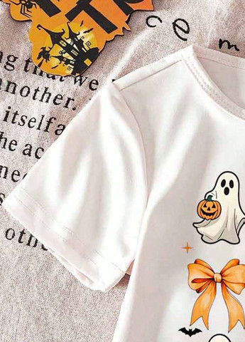 Молочная летняя футболка SHEIN