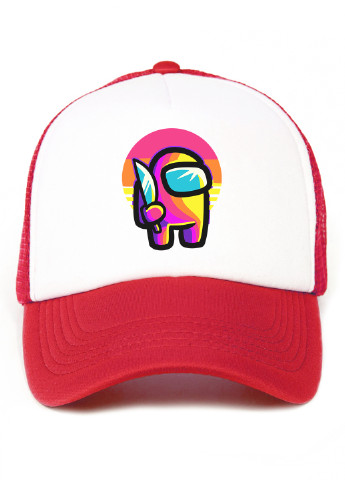 Кепка Тракер дитяча Амонг Ас Червоний (Among Us Red) (33404-2406) MobiPrint (220824399)