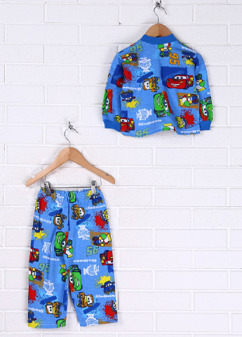 Голубая всесезон пижама (кофта, брюки) Baby Art