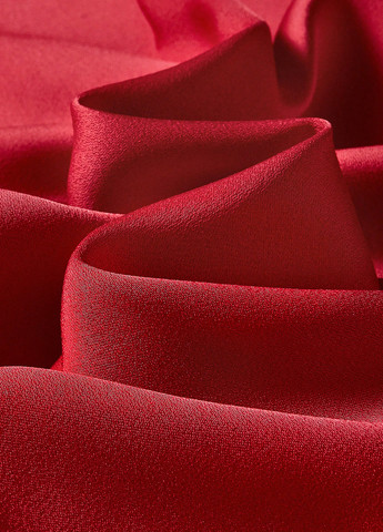 Красная кэжуал однотонная юбка SHEIN клешированная