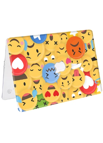 Чехол пластиковый для Apple MacBook Pro Retina 13 A1502 / А1425 Смайлы (6352-2522) MobiPrint (218865429)