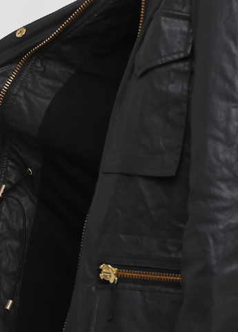 Чорна демісезонна куртка SAM