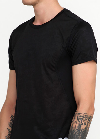 Чорна футболка з коротким рукавом Crivit