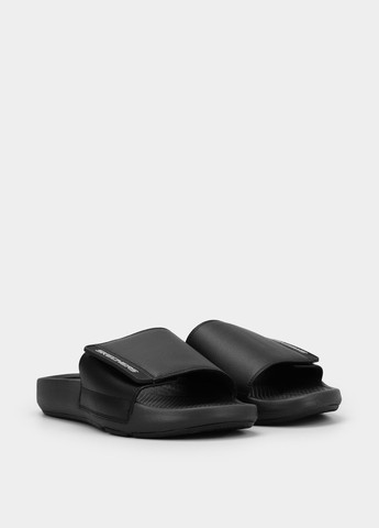 Черные спортивные, кэжуал, пляжные шлепанцы Skechers
