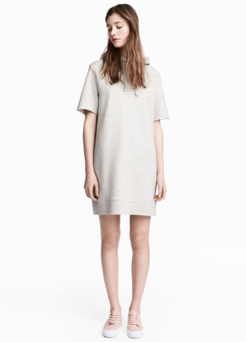 Світло-сіра кежуал сукня Divided by H&M меланжева