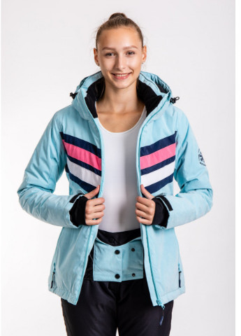 Куртка лыжная женская Velor голубой (B2384-blue) Just Play (153732059)