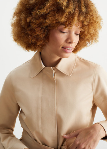 Бежевый женский жакет C&A однотонный - демисезонный