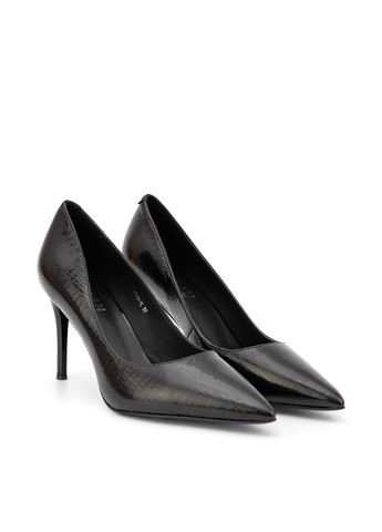 Respect Туфлі туфлі-човники чорний з натуральна шкіра, україна — демісезон (306619507)