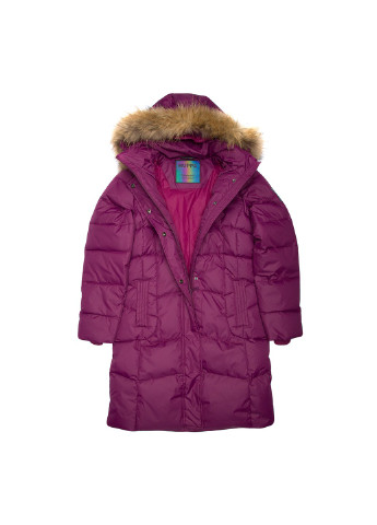 Бордове зимнє Пальто-пуховик YESSICA Huppa