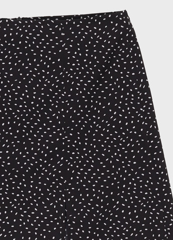 Черная кэжуал с рисунком юбка KASTA design а-силуэта (трапеция)
