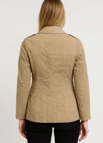 Бежевый женский жакет Sassofono однотонный - демисезонный