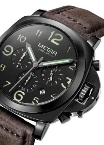 Мужские Часы 3406 Pride кварцевые классические Megir (226704476)