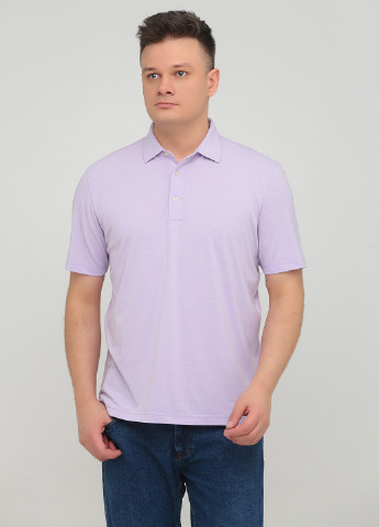 Лавандовая футболка-поло для мужчин Greg Norman меланжевая