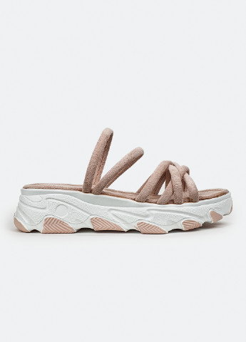 Спортивные удобные сандали-шлепанцы на платформе розовые 40 Fashion