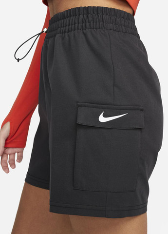 Шорты FJ4887-010 Nike Sportswear Swoosh Women's Woven Shorts (321974948)