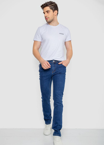 Синие демисезонные регюлар фит джинсы Ager