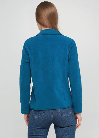 Синий женский жакет однотонный - демисезонный Lands' End -