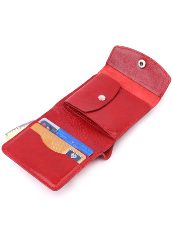 Женский кожаный кошелек 10,7х9,5х1,5 см Shvigel (255710091)