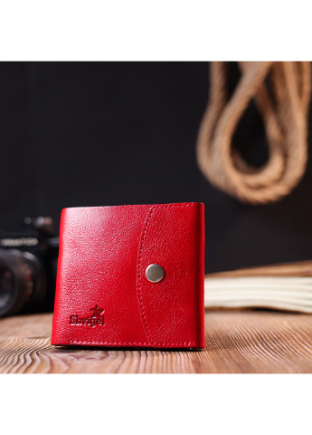 Женский кожаный кошелек 10,7х9,5х1,5 см Shvigel (255710091)