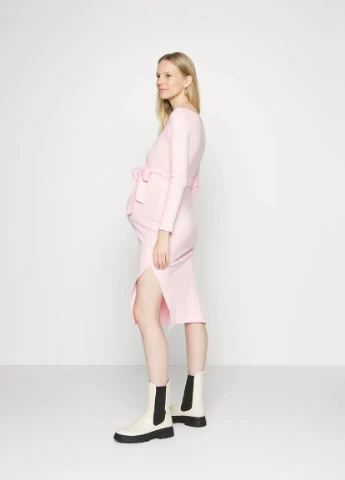 Розовое кэжуал платье Missguided однотонное