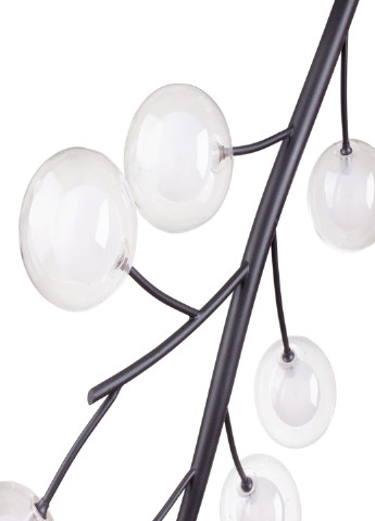 Стельова люстра на 14 лампочок BR-01 656C/14 G4 BK Brille (251891717)