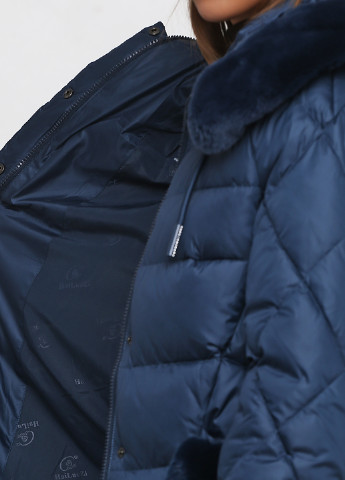 Темно-синяя зимняя куртка HAILUOZI