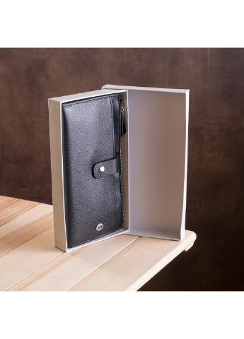 Жіночий шкіряний гаманець 10х19х2,5 см st leather (252132849)