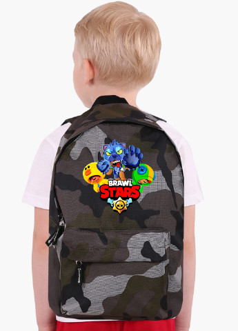 Детский рюкзак Леон Волк Бравл Старс (Leon Werewolf Brawl Stars) (9263-1702) MobiPrint (217075368)