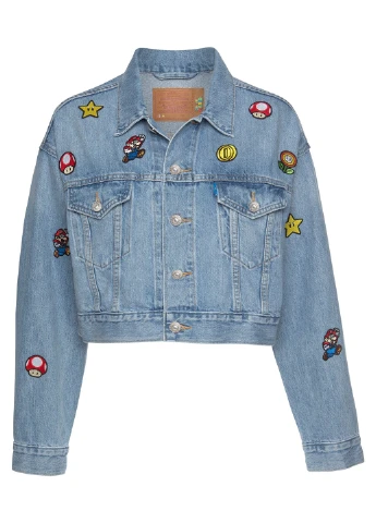 Голубая демисезонная куртка Levi's