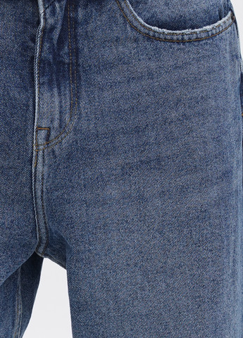Синие демисезонные прямые джинсы Cropp
