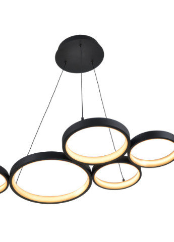 Світильник стельовий підвісний лофт світлодіодний BL-847S/76W WW BK Brille (253893695)