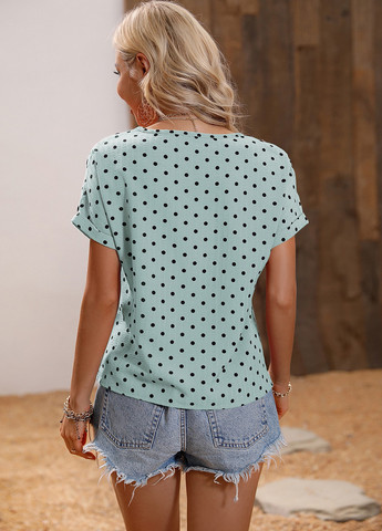 Мятная блуза SHEIN