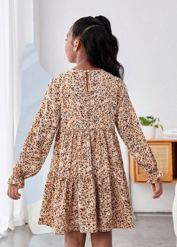 Кремовое платье SHEIN (365782592)