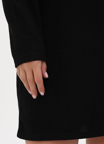 Черное кэжуал платье DP однотонное