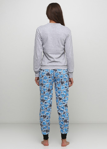 Комбинированная всесезон пижама (свитшот, брюки) свитшот + брюки Adalya