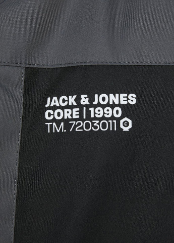 Серая демисезонная куртка Jack & Jones