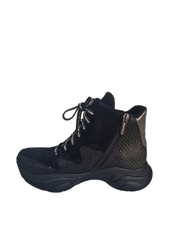 Черные кэжуал осенние ботинки N-Style