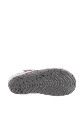 Светло-розовые кэжуал сандалии Nike на липучке