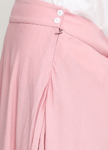 Розовая кэжуал однотонная юбка Minus мини