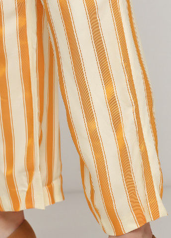 Оранжевые кэжуал летние прямые брюки Uterque
